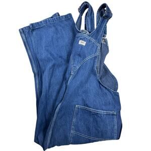 Liberty Overalls Denim Carpenter Workwear Dungarees Blue 46x28
